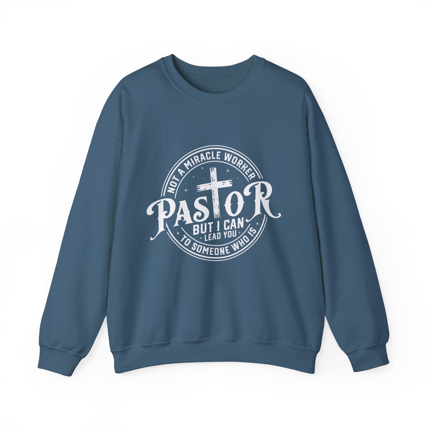 Pastor Women's Relaxed Sweatshirt (White Logo) - Sweet Baby Jeez Teez