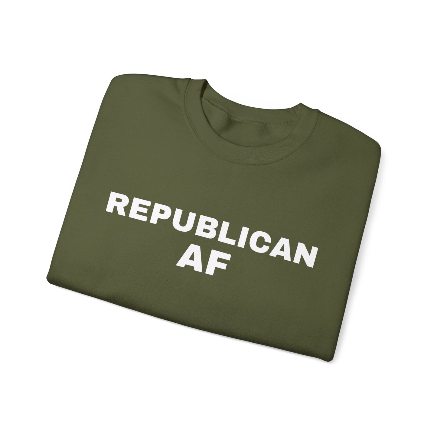 Republican AF Women's Sweatshirt (White Logo) - Sweet Baby Jeez Teez