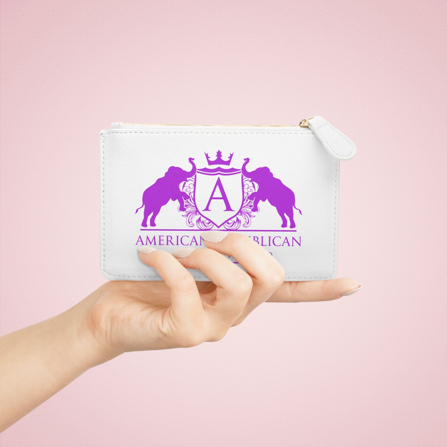 ARS Logo Mini Clutch Bag (ARS - Purple Logo) - Sweet Baby Jeez Teez
