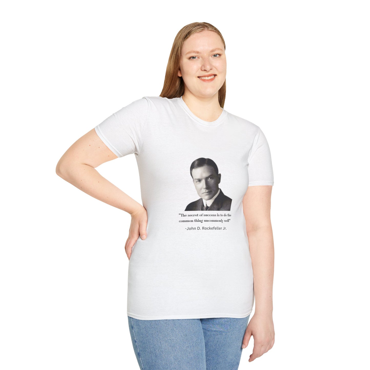 Secret to Success Women's Relaxed/Plus Tshirt (IW - Black Logo) - Sweet Baby Jeez Teez
