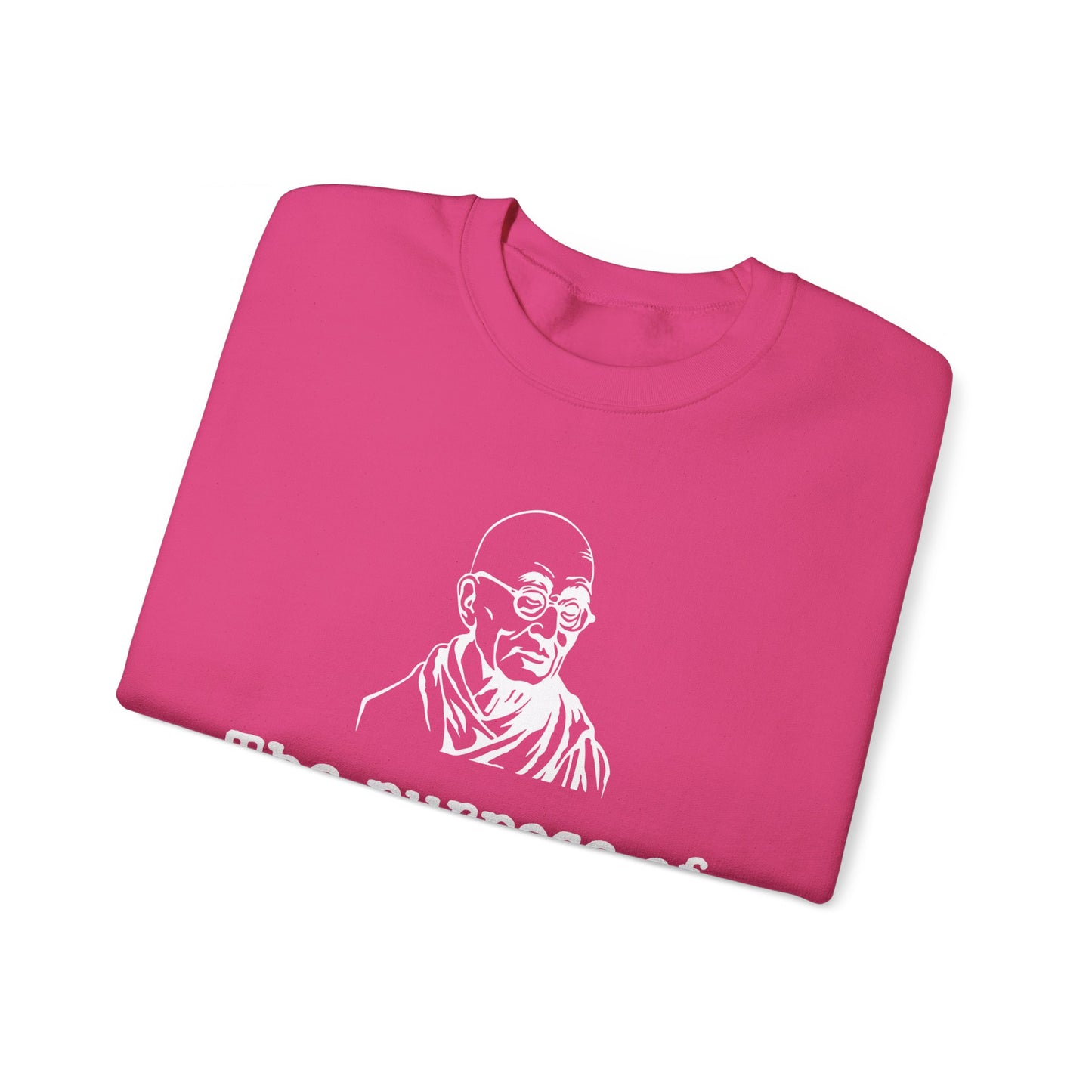 Purpose of Life Womens Relaxed Sweatshirt (IW White Logo) - Sweet Baby Jeez Teez