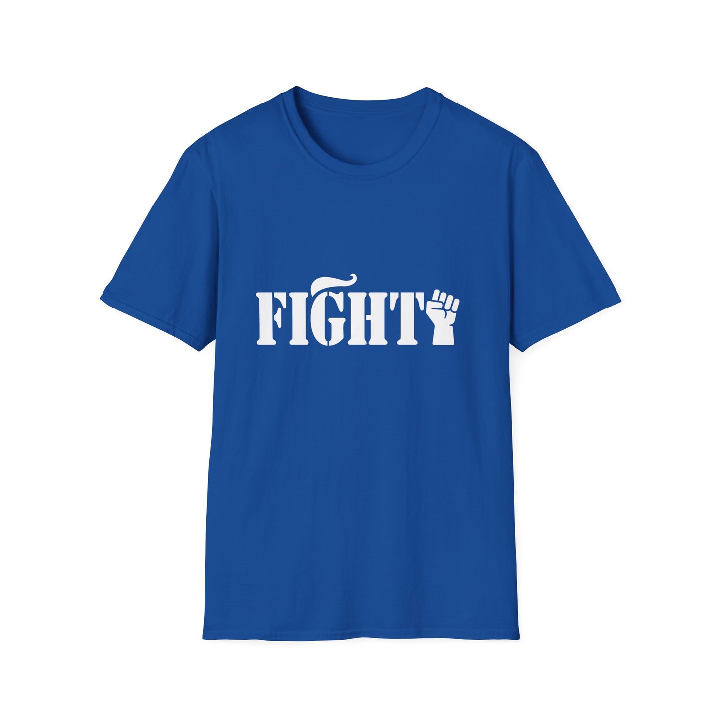 Fight Women's Relaxed/Plus Tshirt (White Fist Logo) - Sweet Baby Jeez Teez