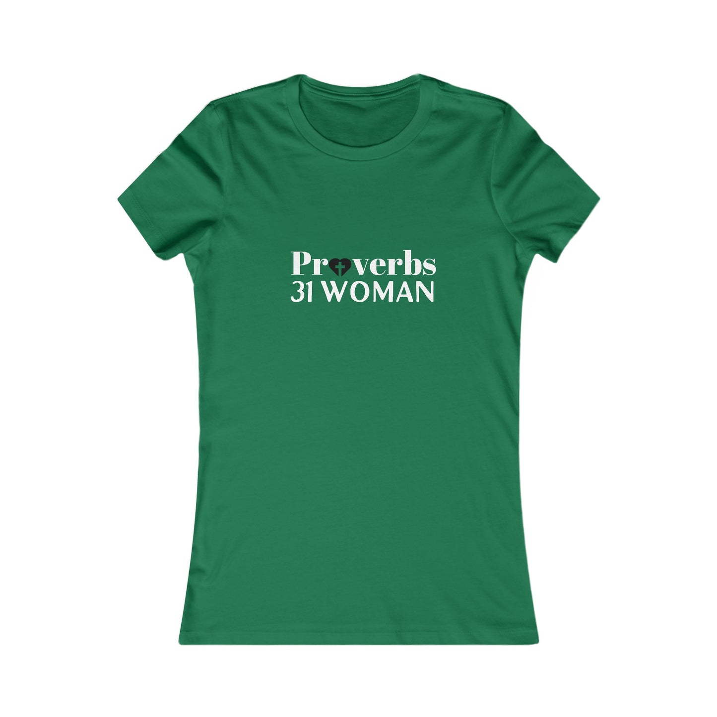 Proverbs 31 Women's Tshirt (White & Black Logo) - Sweet Baby Jeez Teez