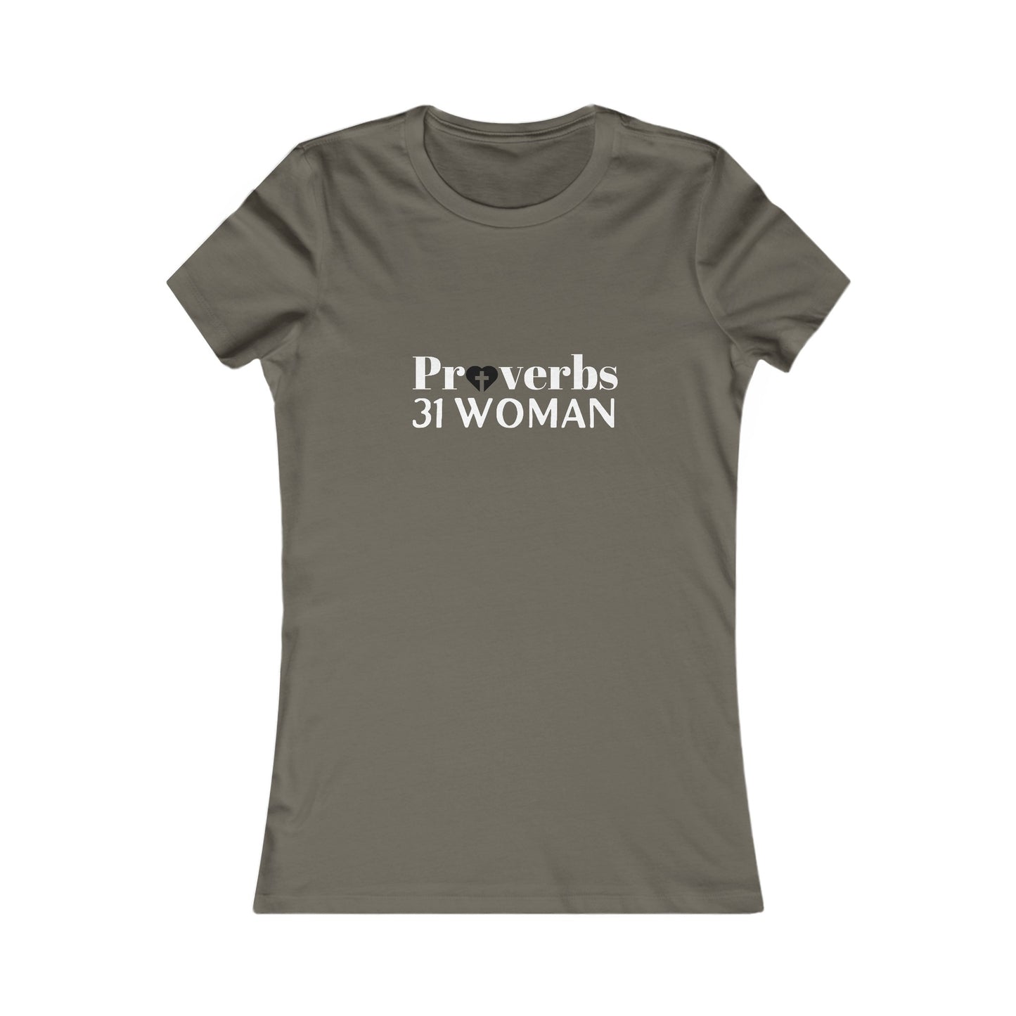 Proverbs 31 Women's Tshirt (White & Black Logo) - Sweet Baby Jeez Teez