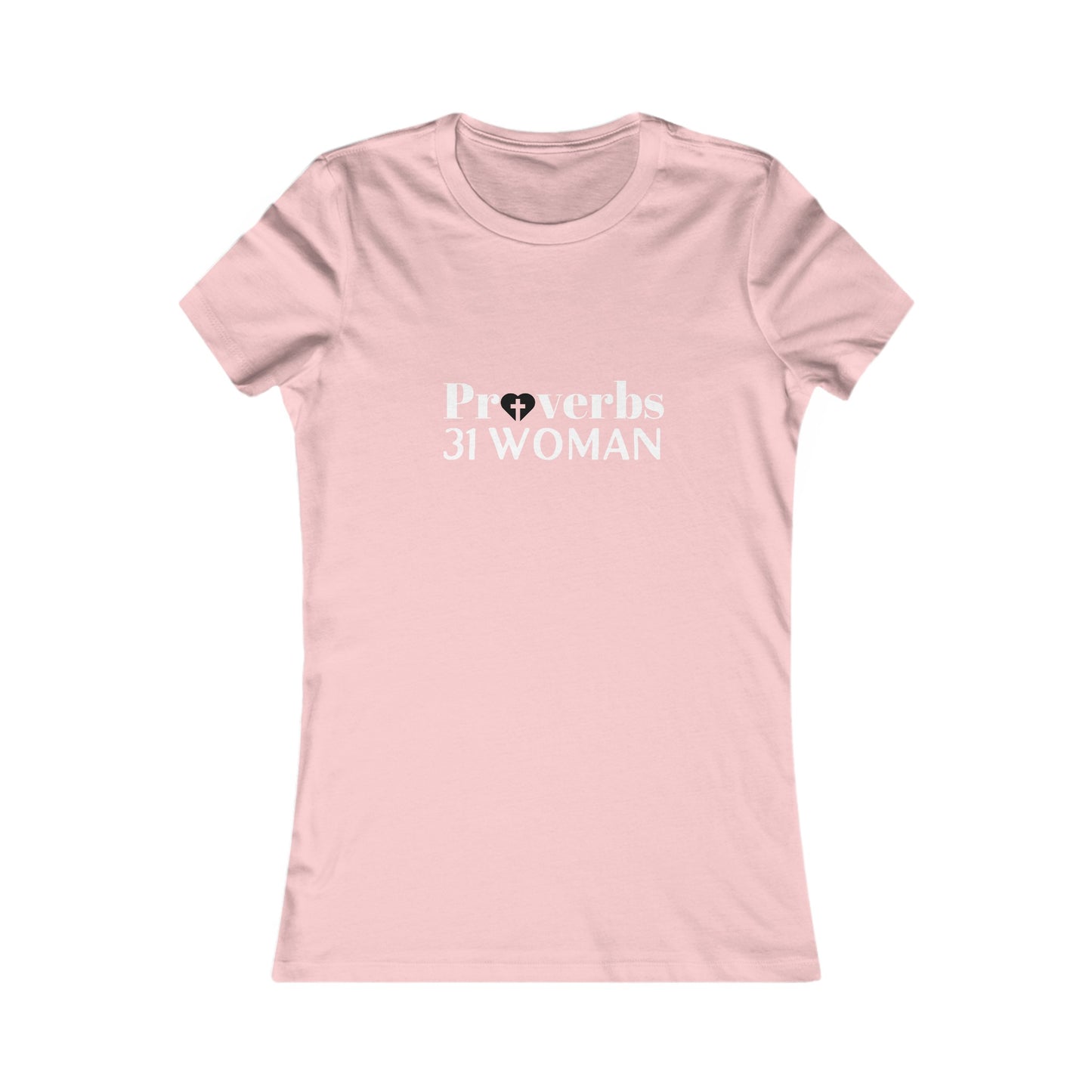 Proverbs 31 Women's Tshirt (White & Black Logo) - Sweet Baby Jeez Teez