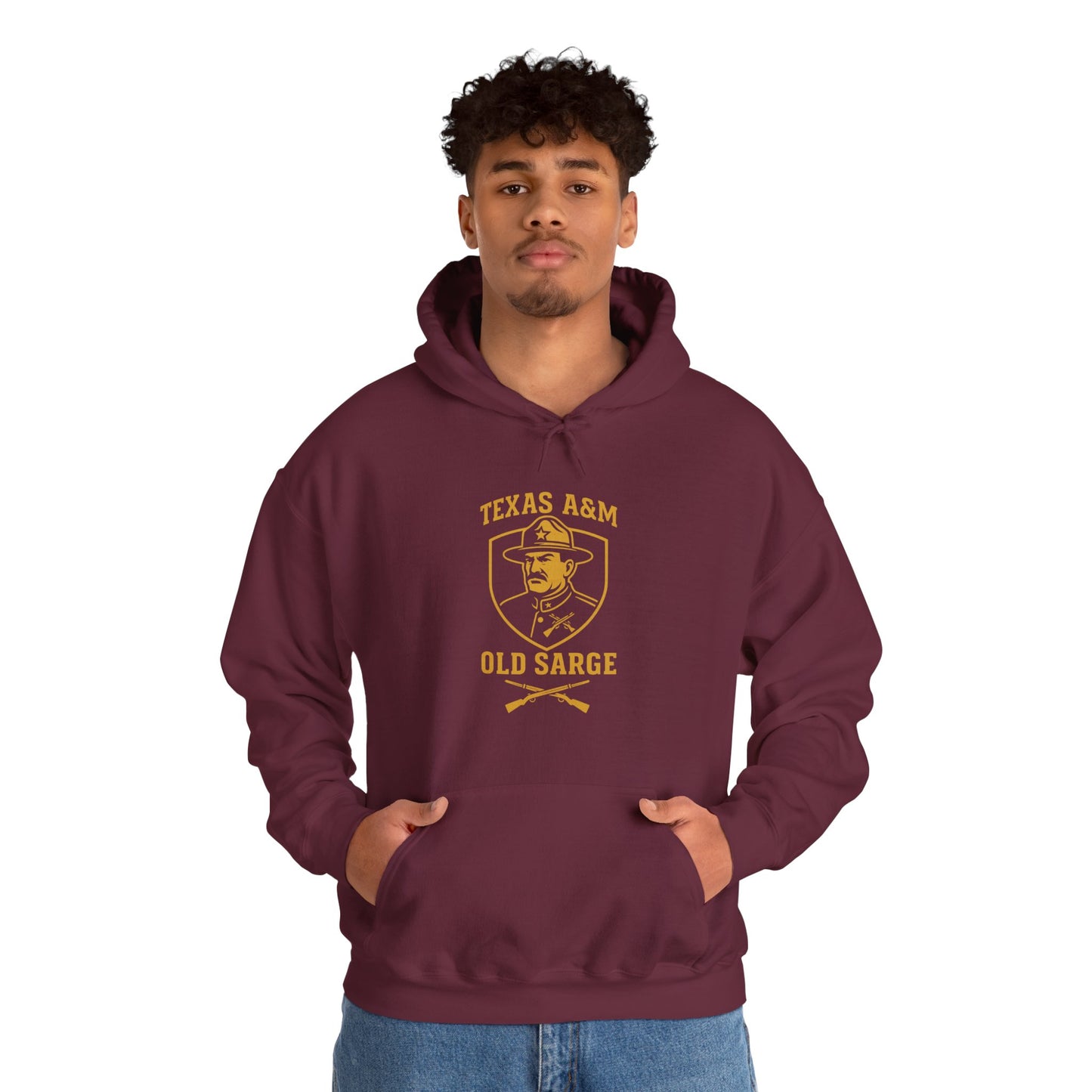 Vintage Texas A&M Old Sarge Unisex Hoodie