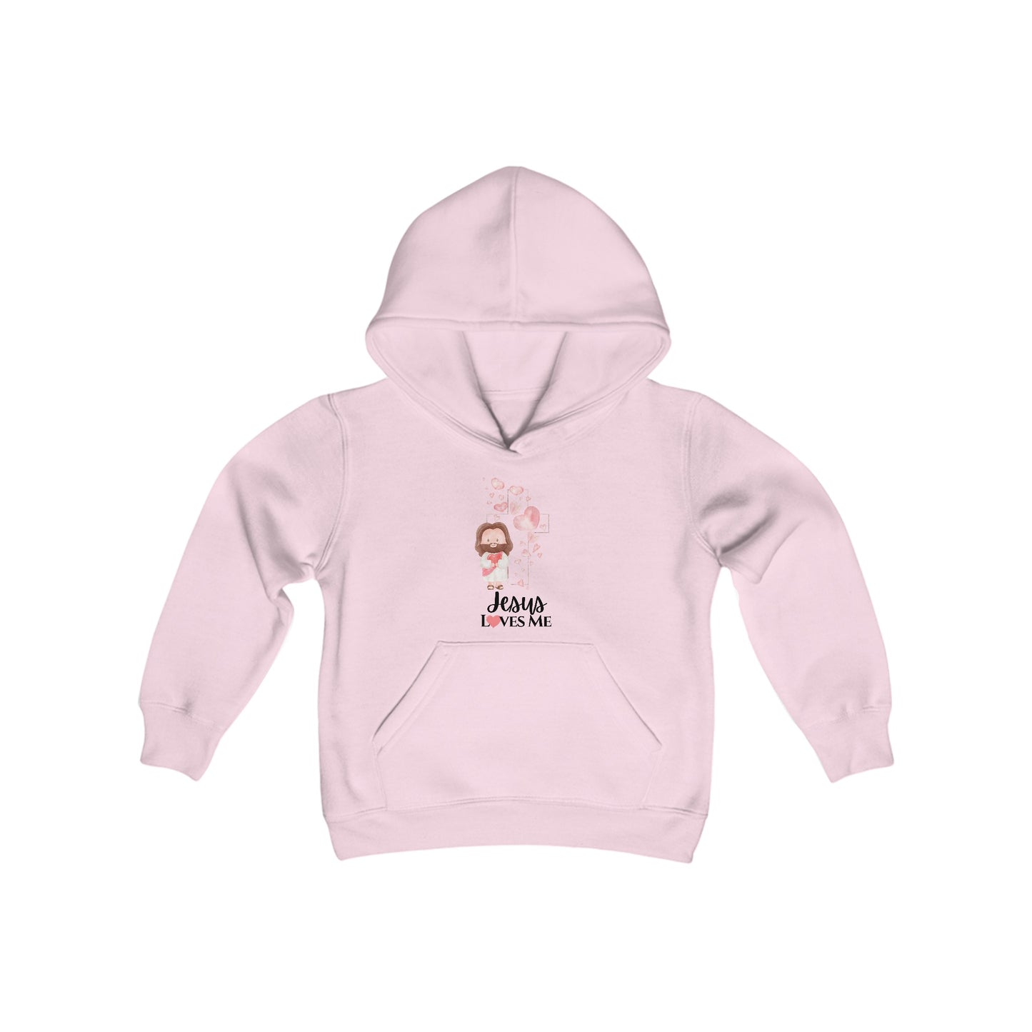 Jesus Loves Me Girl's Hoodie Sweatshirt - Sweet Baby Jeez Teez