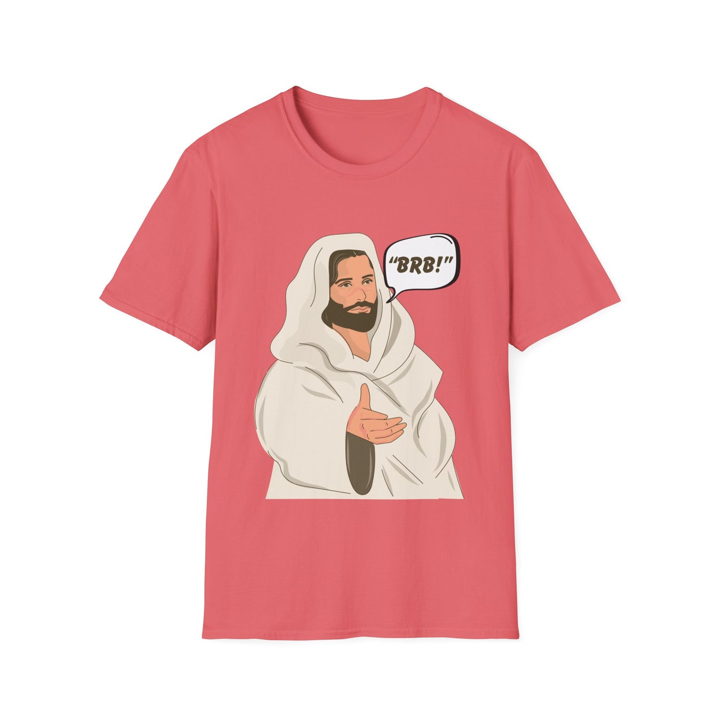 "BRB" Be Right Back Women's Relaxed/Plus Tshirt (Cartoon Logo) - Sweet Baby Jeez Teez