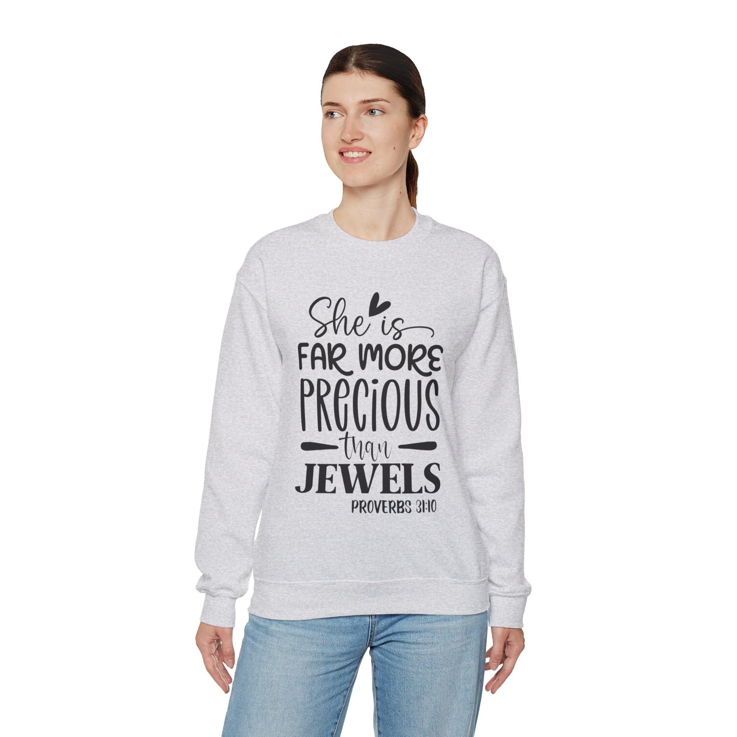 Far More Precious Women's Relaxed Sweatshirt - Sweet Baby Jeez Teez