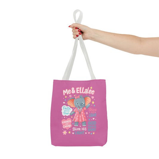 Way to Be, Ellalee! (TM) Christian Values Tote (Pink) - Sweet Baby Jeez Teez