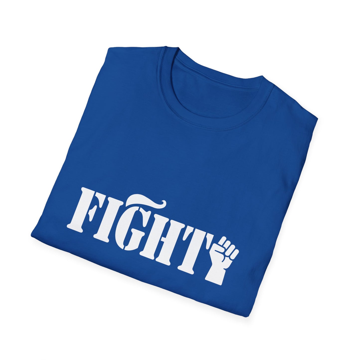 Fight Women's Relaxed/Plus Tshirt (White Fist Logo) - Sweet Baby Jeez Teez