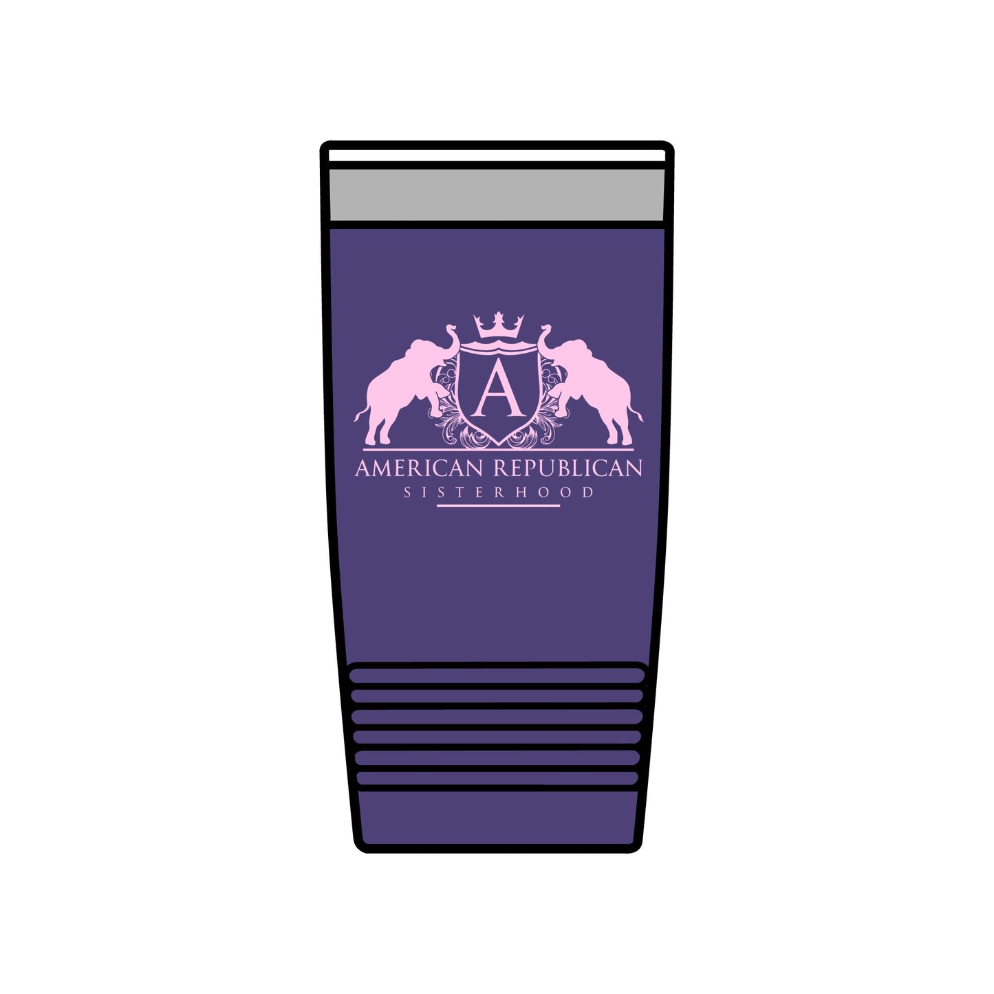 ARS Baby Pink Logo Insulated Tumbler, 20oz - Sweet Baby Jeez Teez