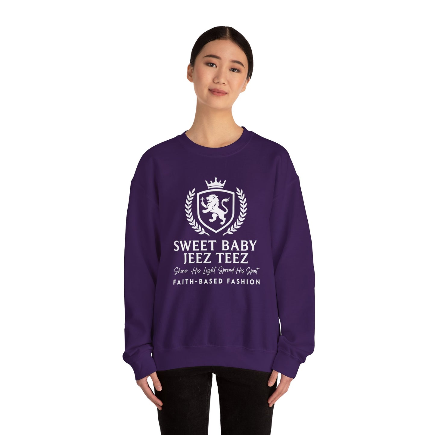 Sweet Baby Jeez Teez Faith-Based Fashion Sweatshirt