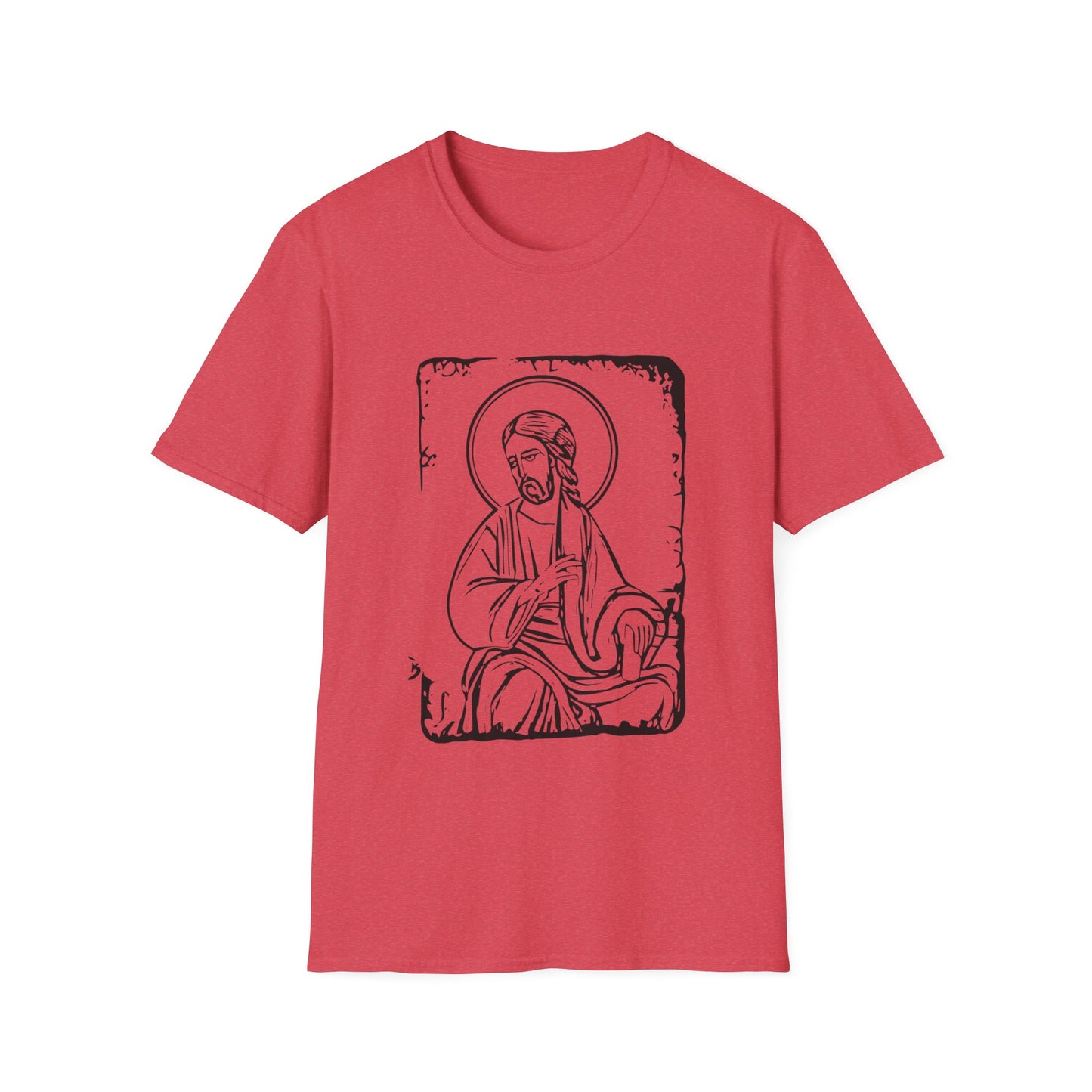 Orthodox Icon Men's Tshirt (Black Logo) - Sweet Baby Jeez Teez