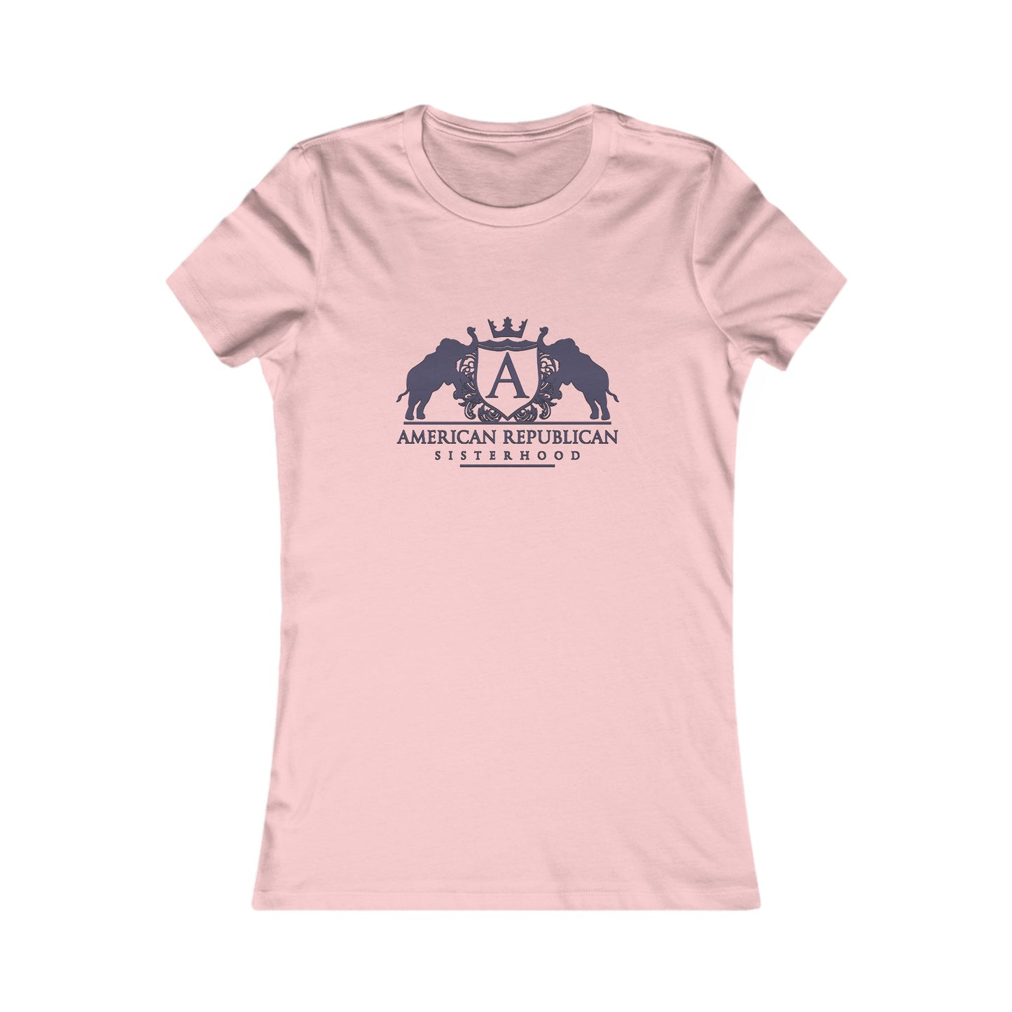 ARS Logo Women's Fitted Tshirt (Black Plum Logo) - Sweet Baby Jeez Teez