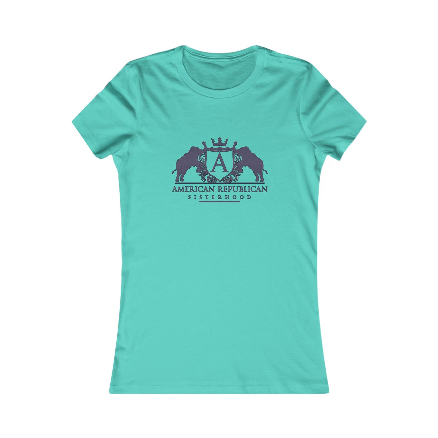 ARS Logo Women's Fitted Tshirt (Black Plum Logo) - Sweet Baby Jeez Teez