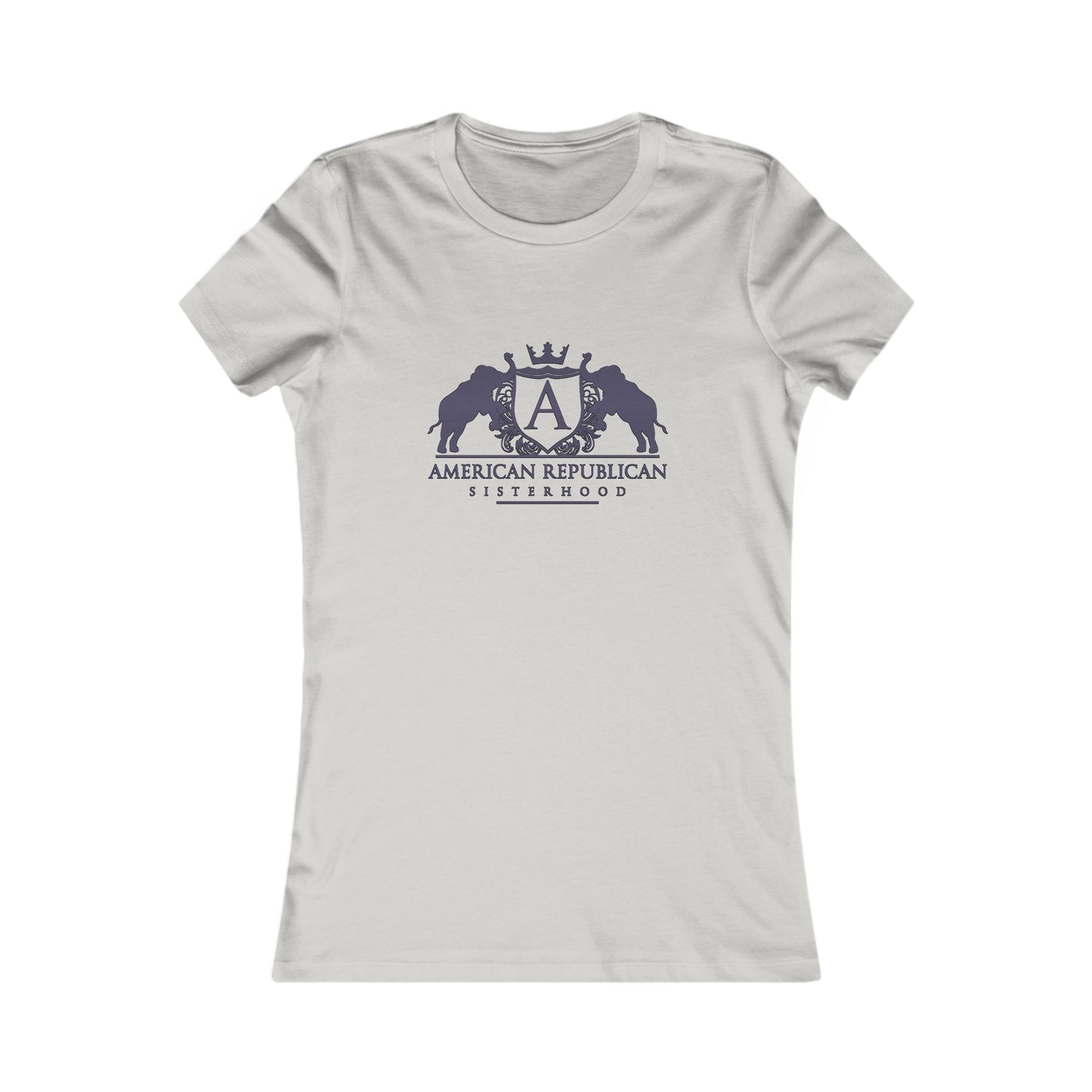 ARS Logo Women's Fitted Tshirt (Black Plum Logo) - Sweet Baby Jeez Teez