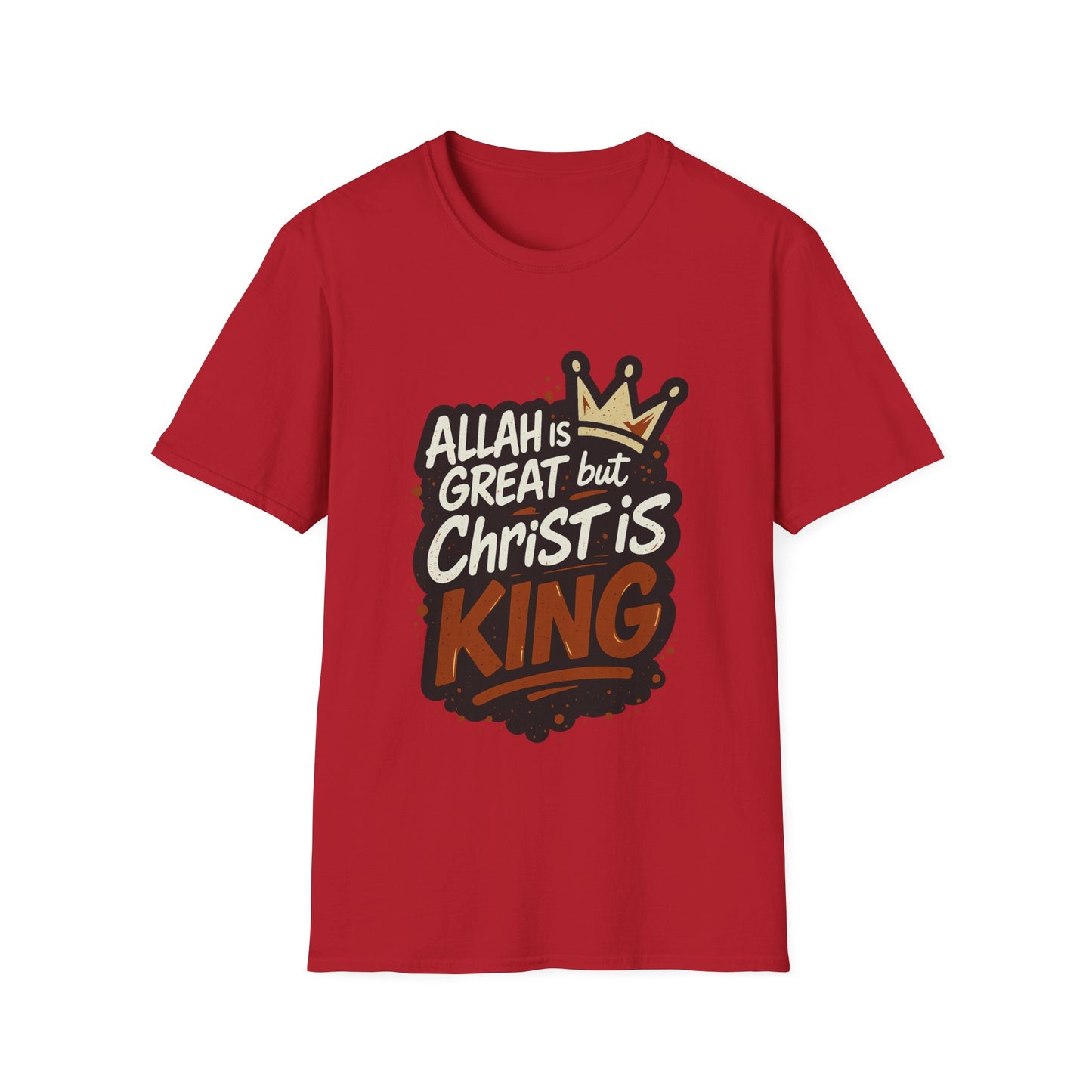 Christ is King Unisex Softstyle Tshirt (Great 2 Logo)