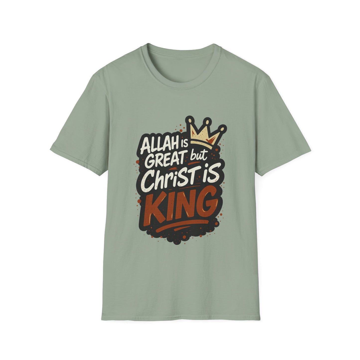 Christ is King Unisex Softstyle Tshirt (Great 2 Logo)
