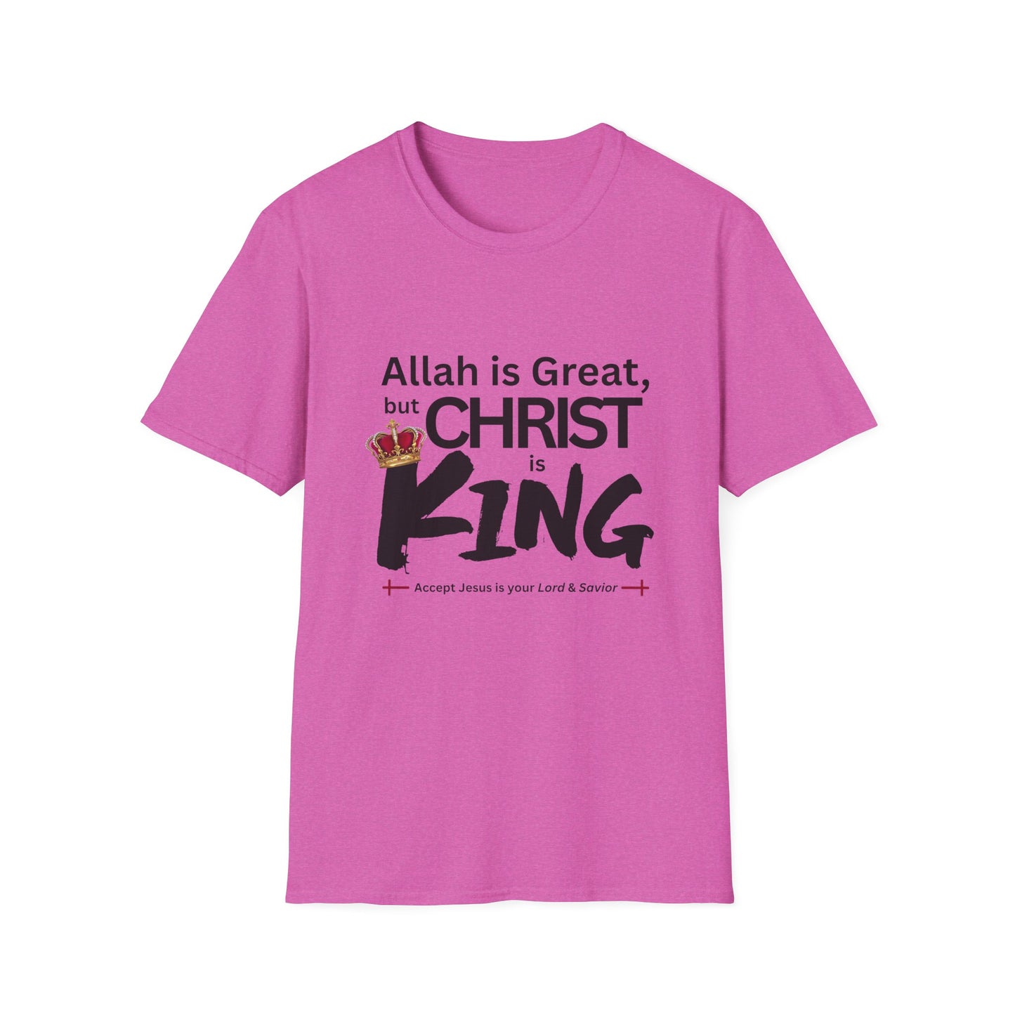 Christ is King Unisex T-shirt (Great Logo) - Sweet Baby Jeez Teez