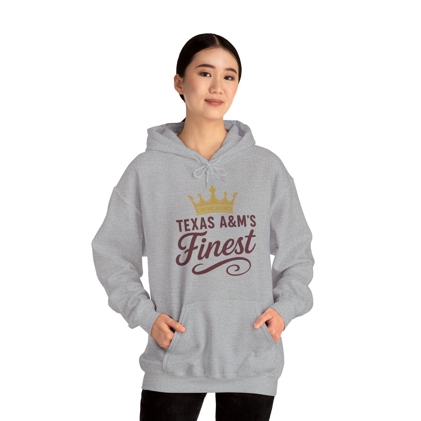 Texas A&M's Finest Unisex Heavy Blend Hoodie - Sweet Baby Jeez Teez