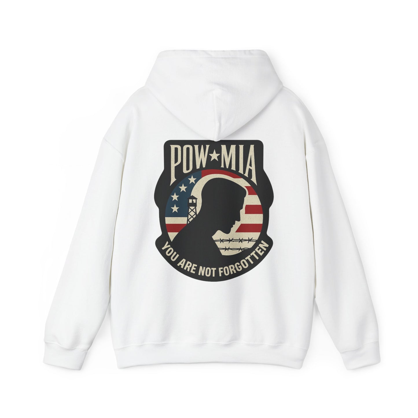 "POW MIA You are not Forgotten" Military Tribute Unisex Hoodie