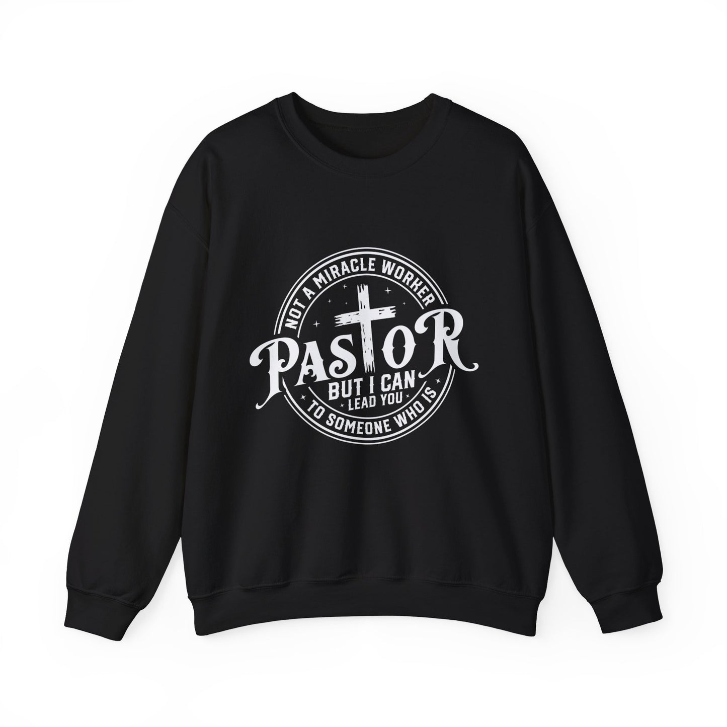 Pastor Women's Relaxed Sweatshirt (White Logo) - Sweet Baby Jeez Teez