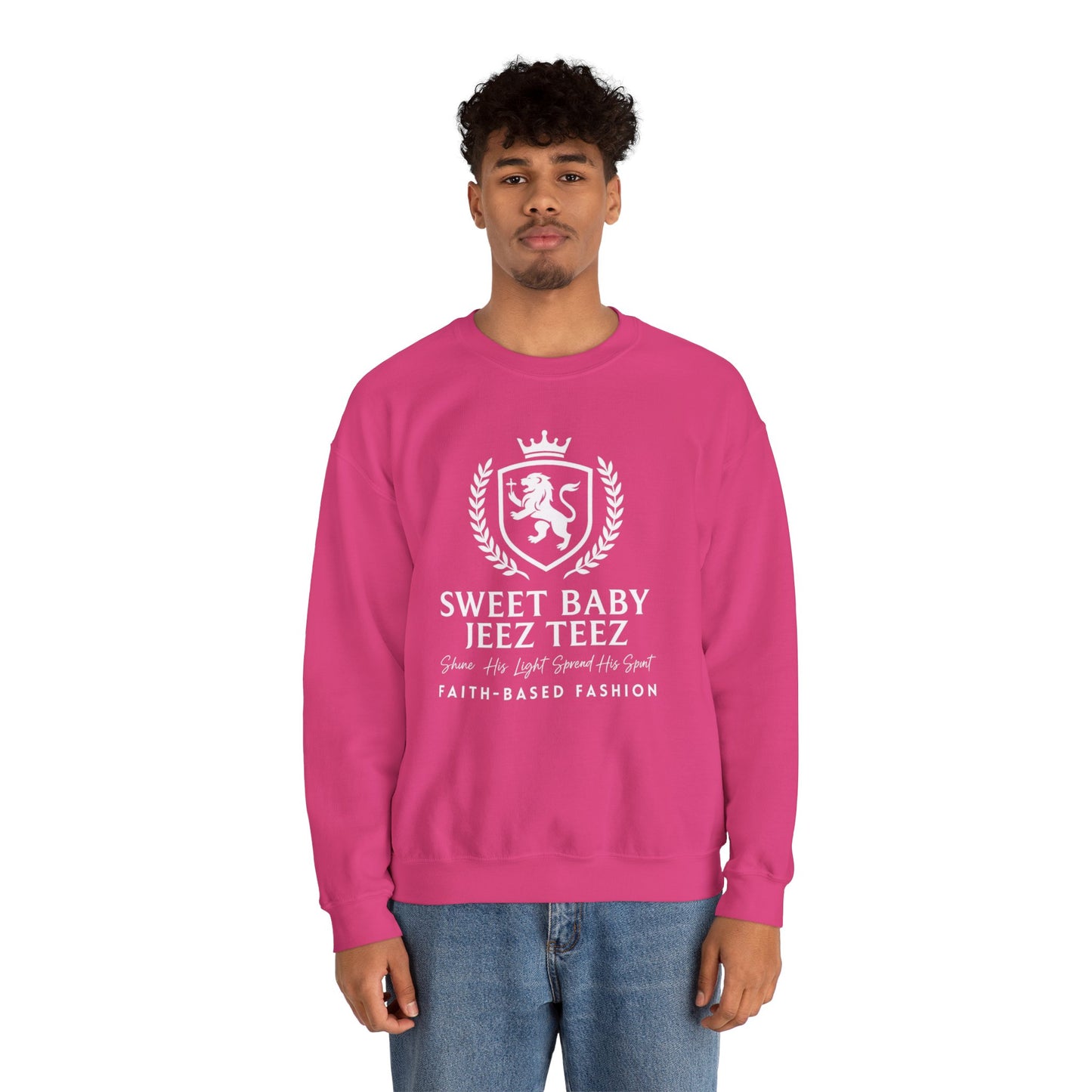 Sweet Baby Jeez Teez Faith-Based Fashion Sweatshirt