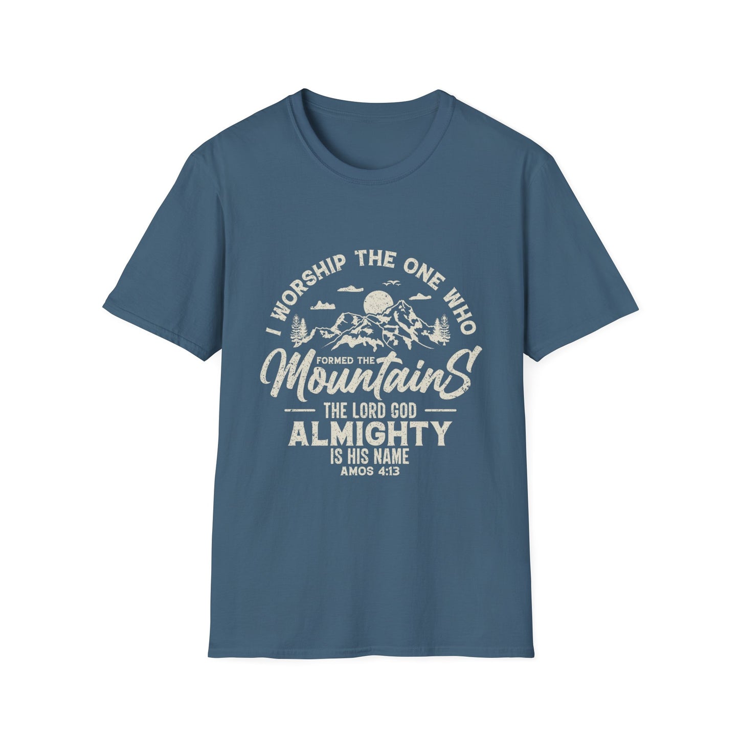 Mountains Men's Tshirt (Tan Logo)