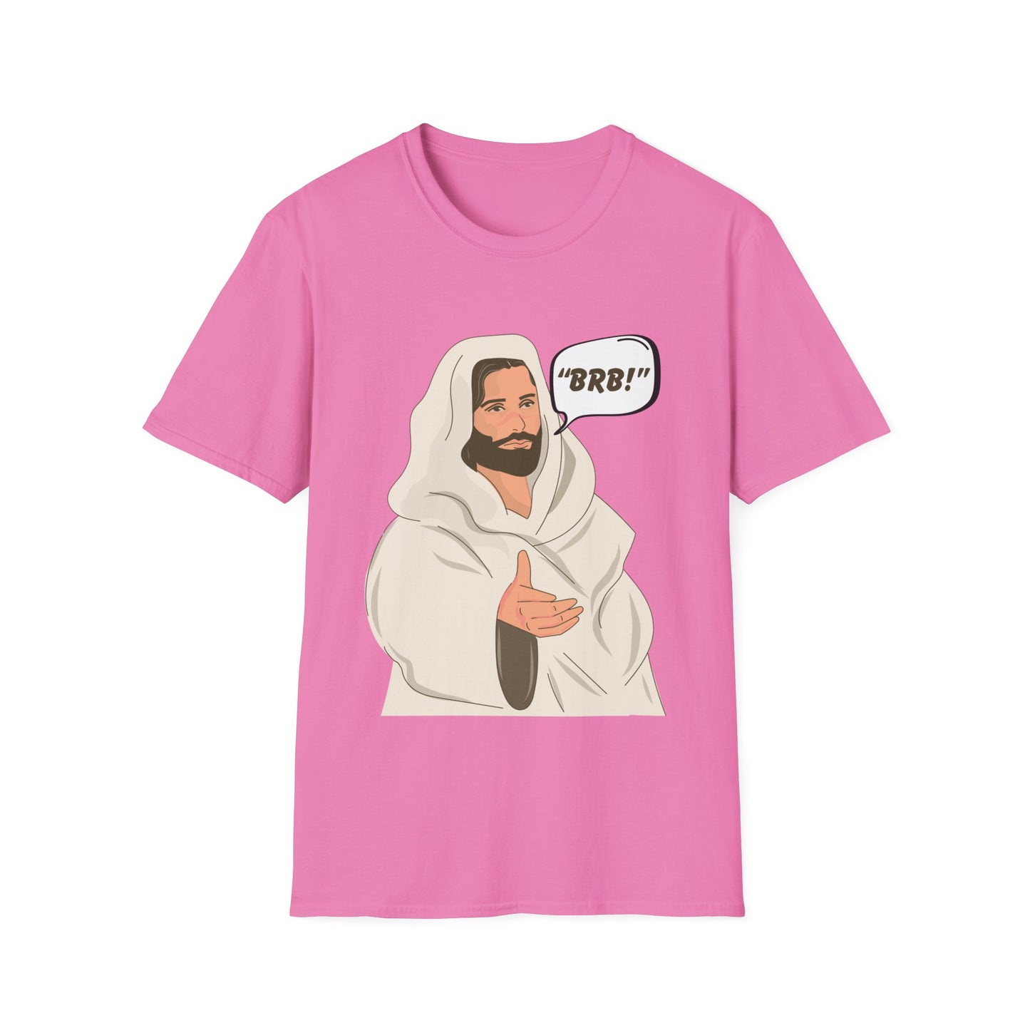 "BRB" Be Right Back Women's Relaxed/Plus Tshirt (Cartoon Logo) - Sweet Baby Jeez Teez
