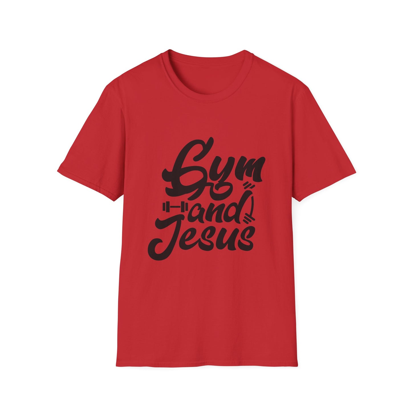 Gym and Jesus Women's Relaxed/Plus Tshirt (Black Logo) - Sweet Baby Jeez Teez