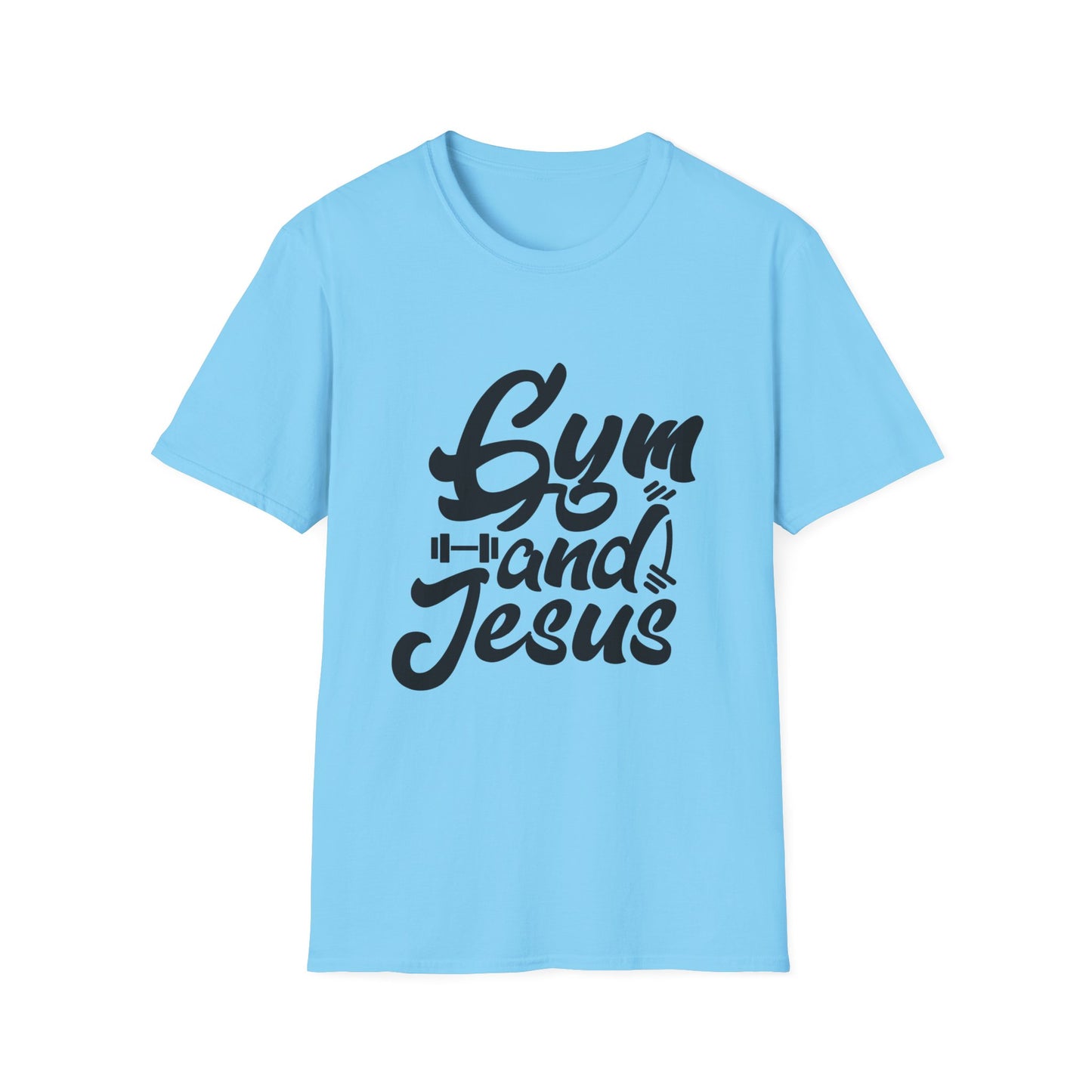 Gym and Jesus Women's Relaxed/Plus Tshirt (Black Logo) - Sweet Baby Jeez Teez