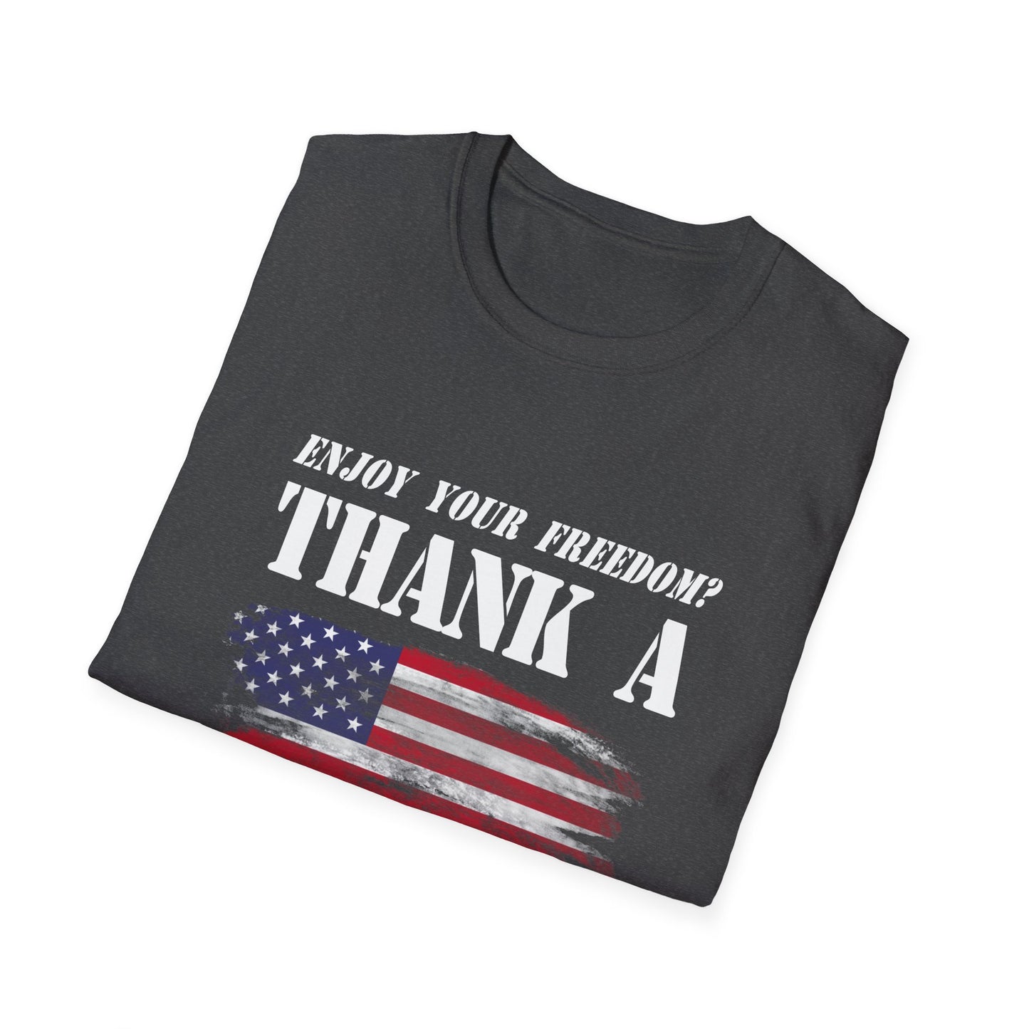 Enjoy Your Freedom Women's Relaxed/Plus Tshirt (MM Flag Logo) - Sweet Baby Jeez Teez