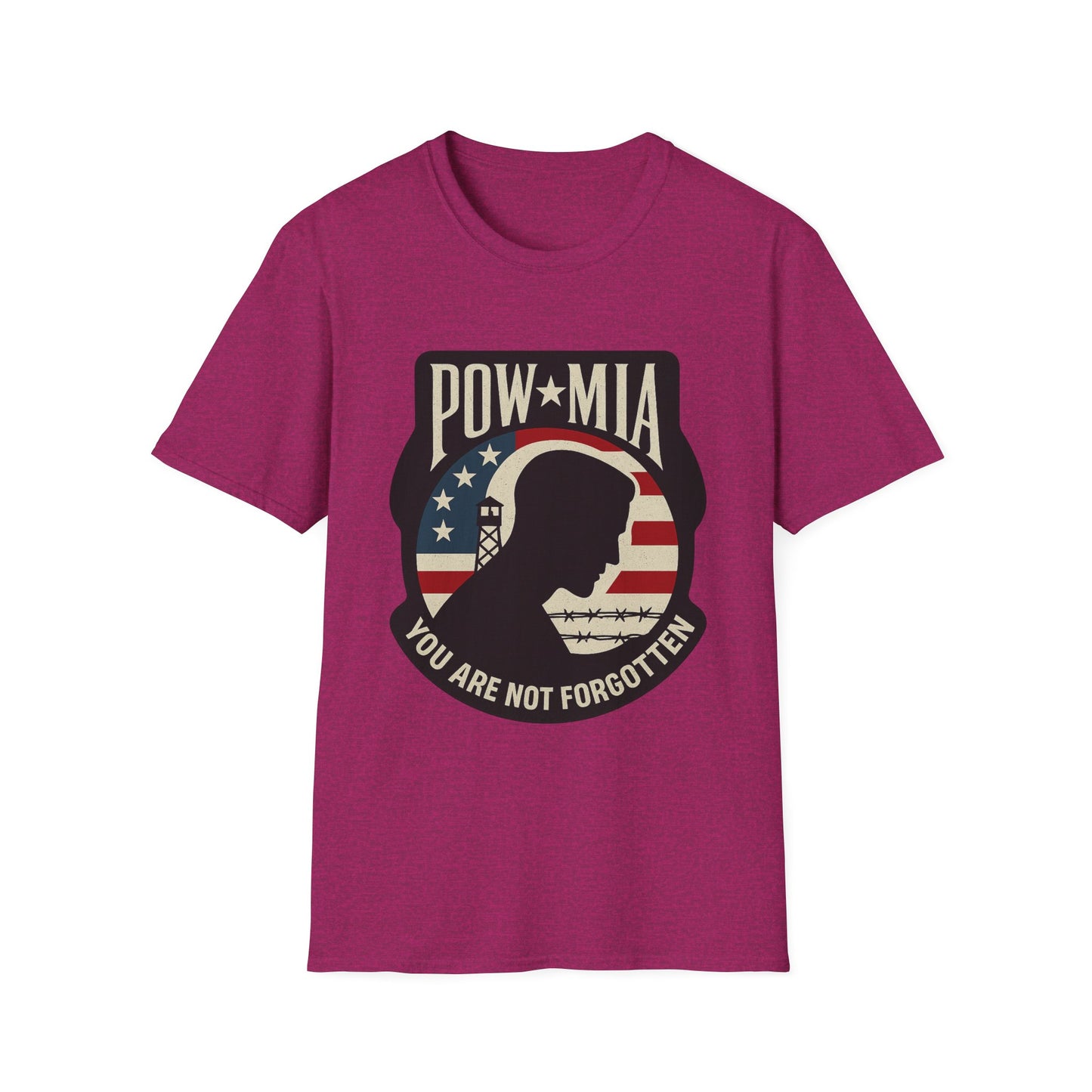 "POW-MIA You are not Forgotten" Military Tribute Unisex T-Shirt