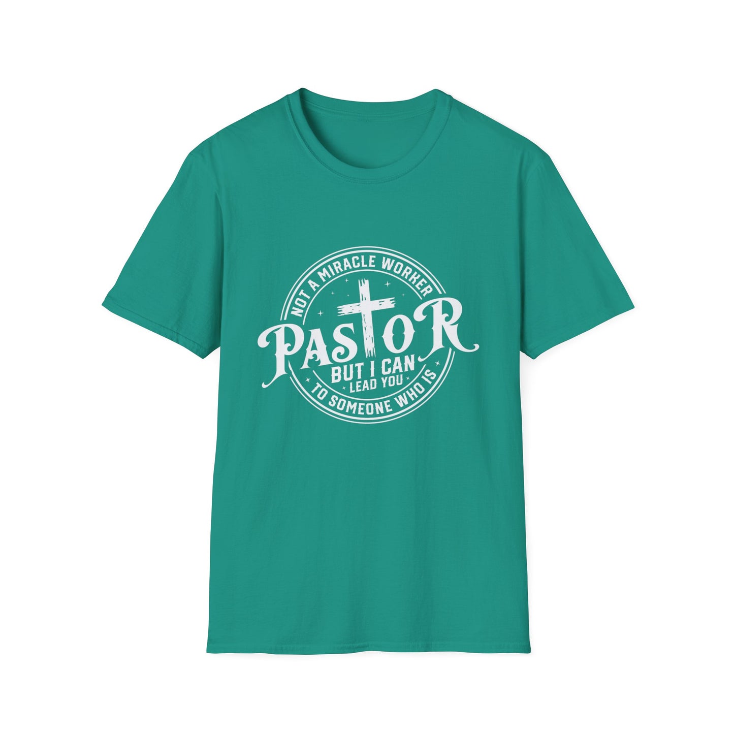 "Pastor" Christian Man of Faith Softstyle Tshirt