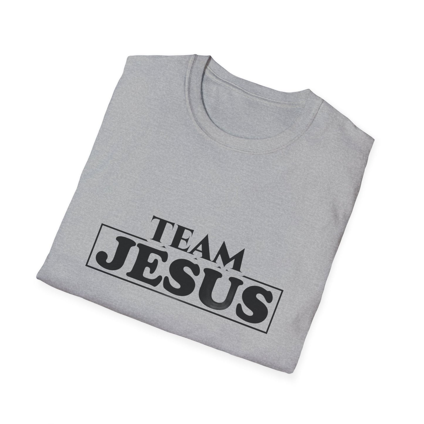 Team Jesus Men's Tshirt (Black Logo) - Sweet Baby Jeez Teez
