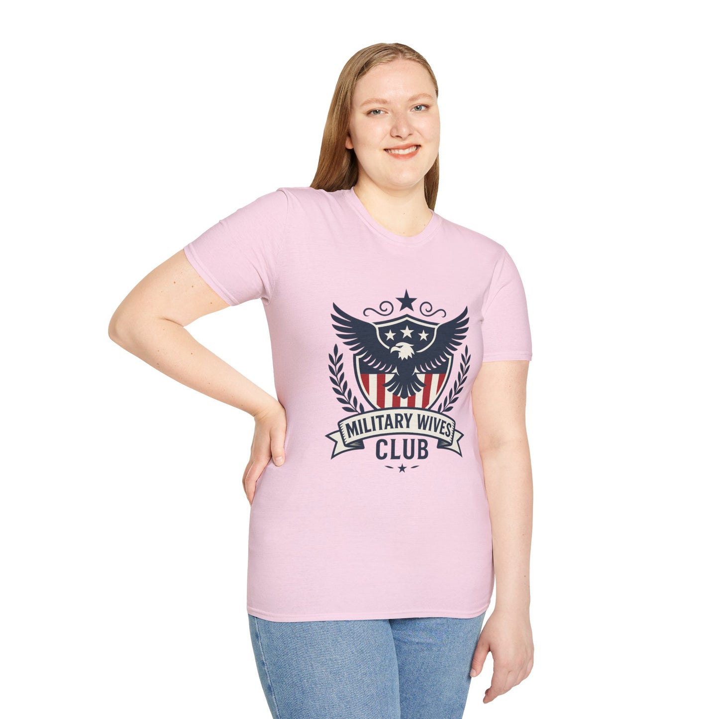 Military Wives Club Women's Relaxed Tshirt (Crest Logo)