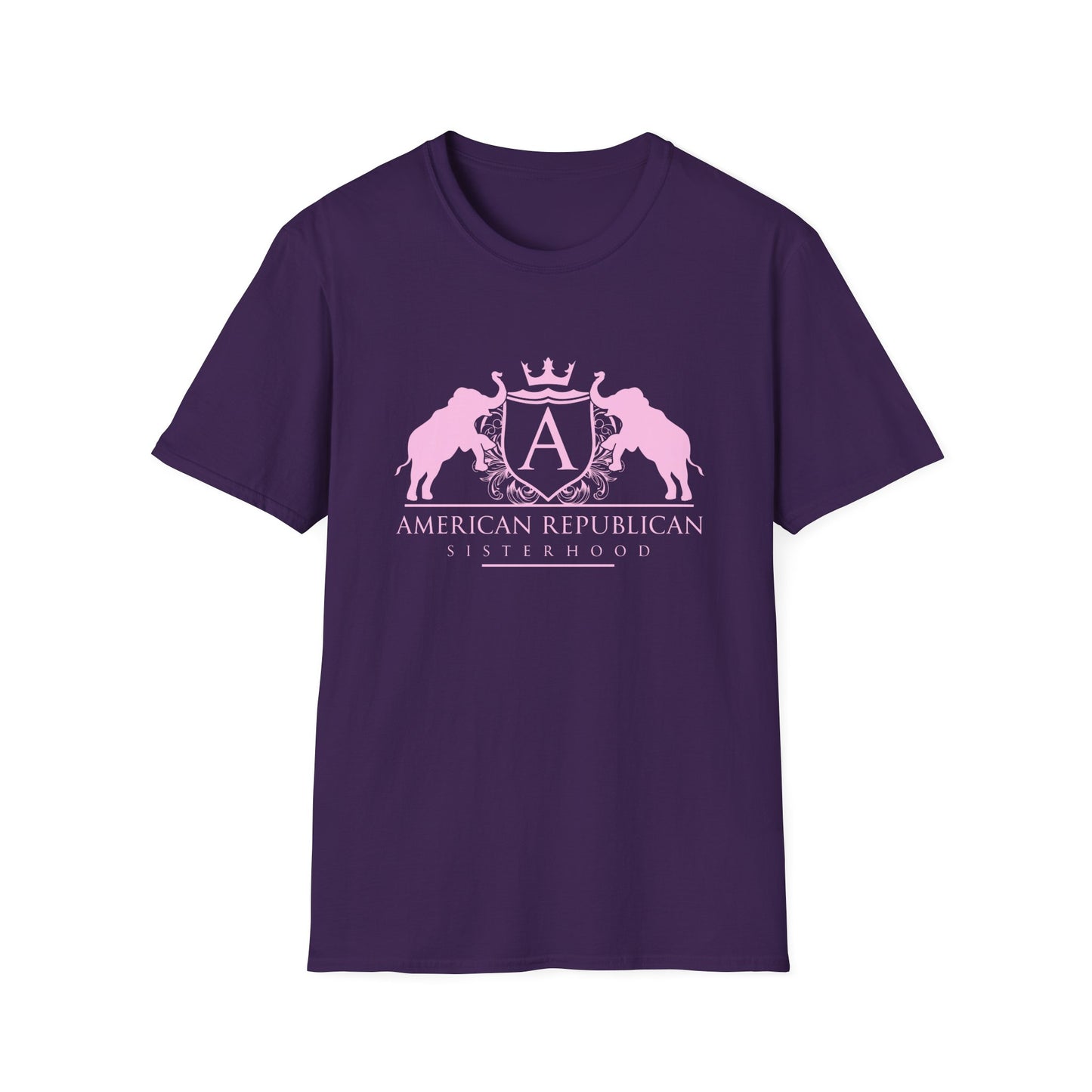ARS Logo Women's Relaxed/Plus Tshirt (ARS - Baby Pink Logo)