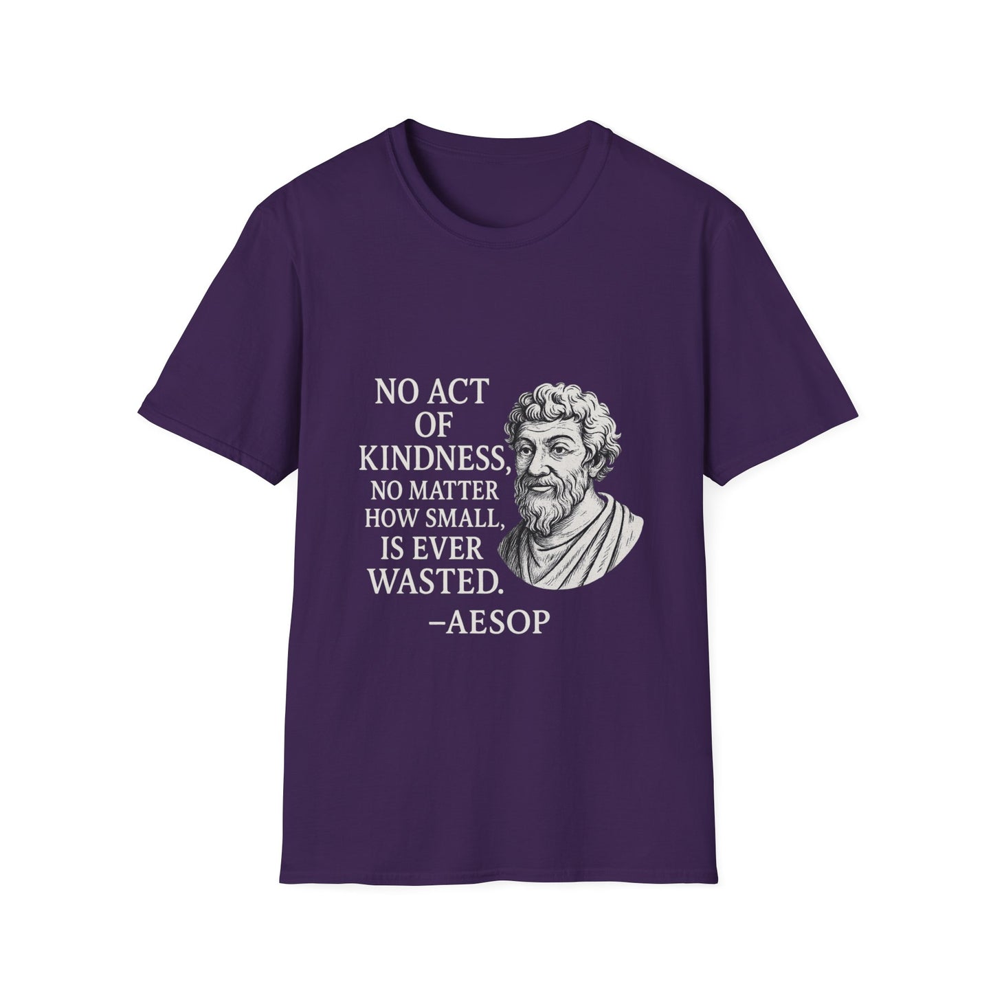 "Act of Kindness" Aesop Unisex Softstyle T-Shirt (IM Logo)