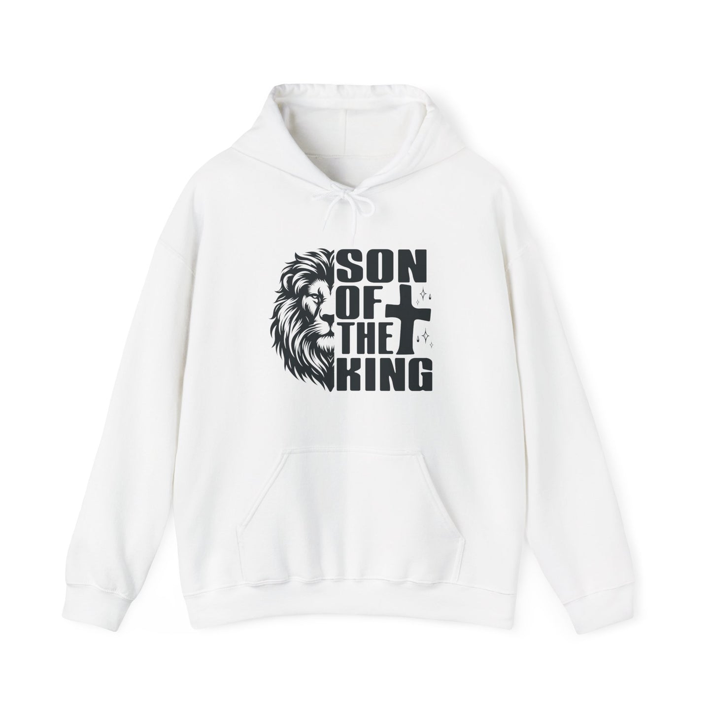 Son of the King Men's Hoodie (Black Logo) - Sweet Baby Jeez Teez