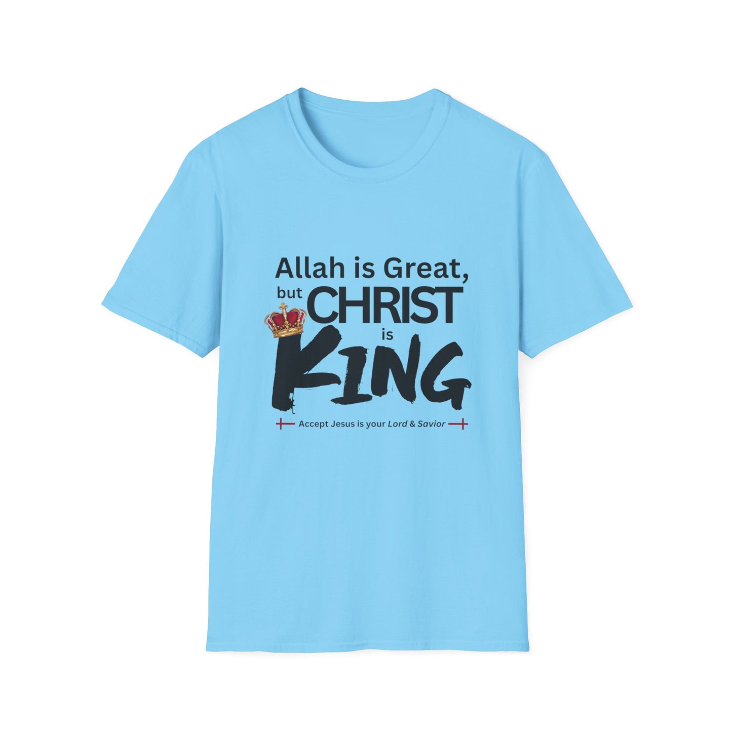 Christ is King Unisex T-shirt (Great Logo) - Sweet Baby Jeez Teez
