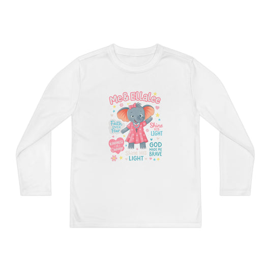 Way to Be, Ellalee! (TM) Christian Values Kids Long Sleeve Tshirt - Sweet Baby Jeez Teez