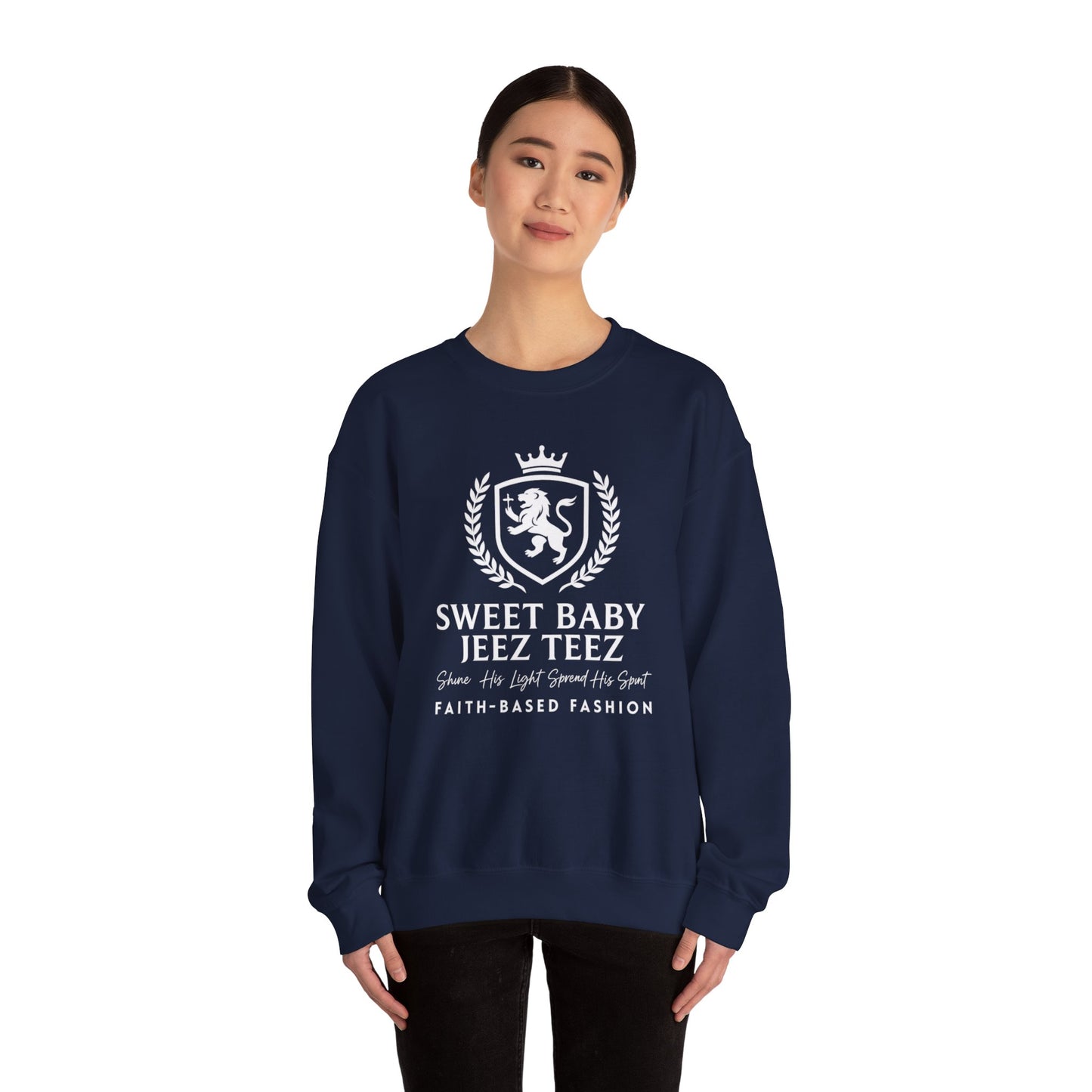 Sweet Baby Jeez Teez Faith-Based Fashion Sweatshirt