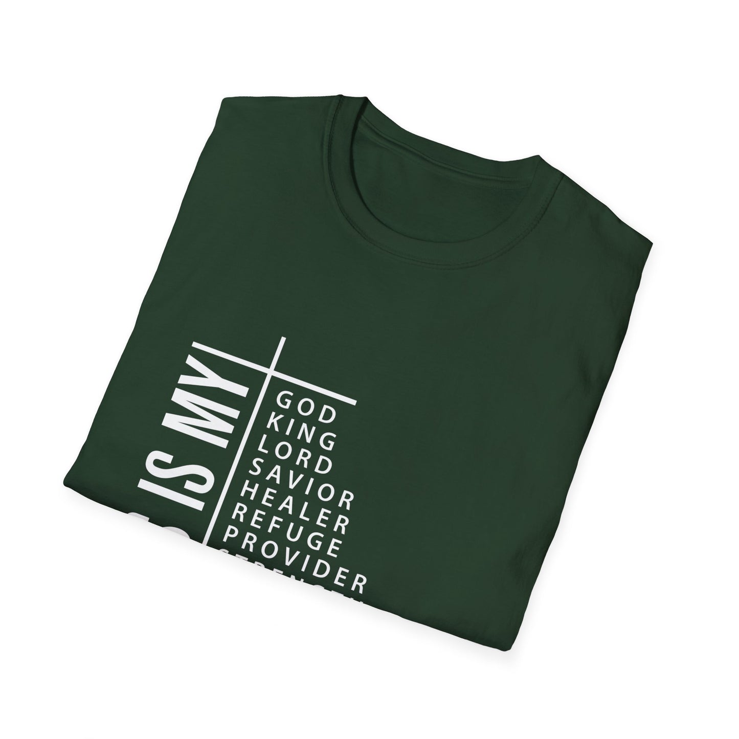 Jesus is My Women's Relaxed/Plus Tshirt (White Logo) - Sweet Baby Jeez Teez