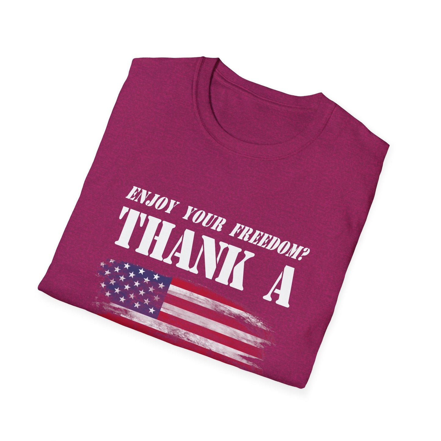 Enjoy Your Freedom Women's Relaxed/Plus Tshirt (MM Flag Logo) - Sweet Baby Jeez Teez