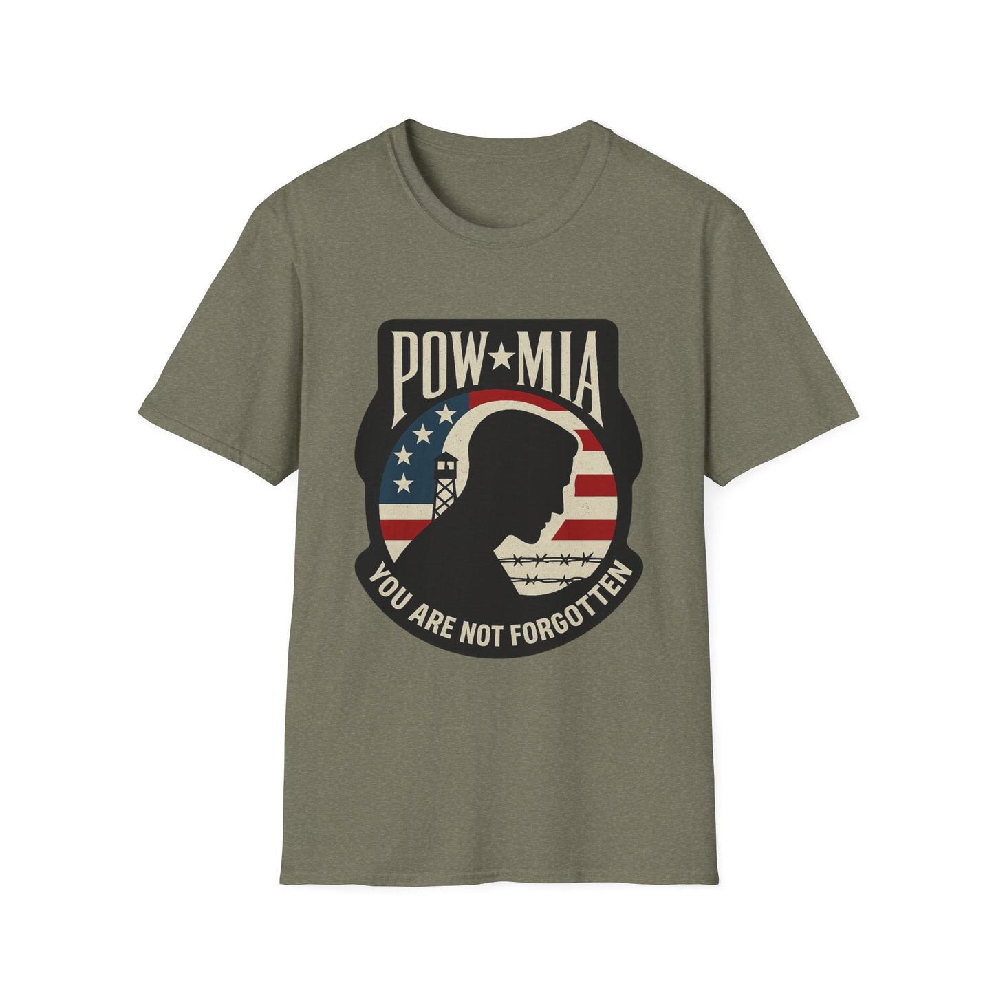 "POW-MIA You are not Forgotten" Military Tribute Unisex T-Shirt