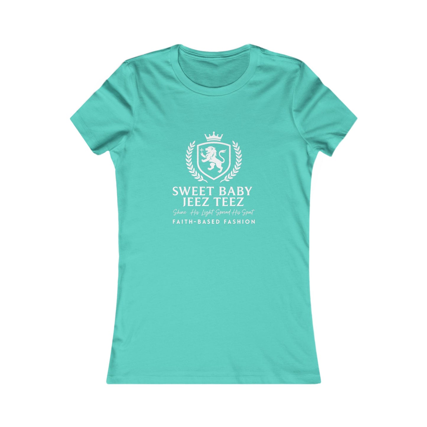 Sweet Baby Jeez Teez Faith-Based Fashion Very Fitted Women's Tshirt