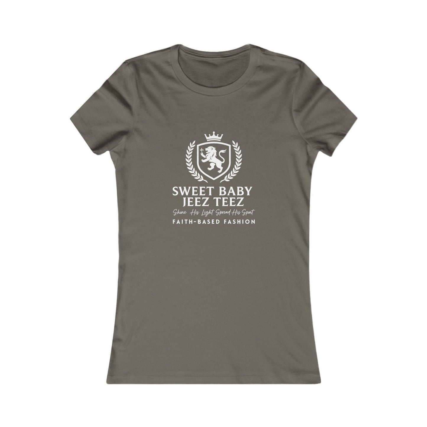 Sweet Baby Jeez Teez Faith-Based Fashion Very Fitted Women's Tshirt