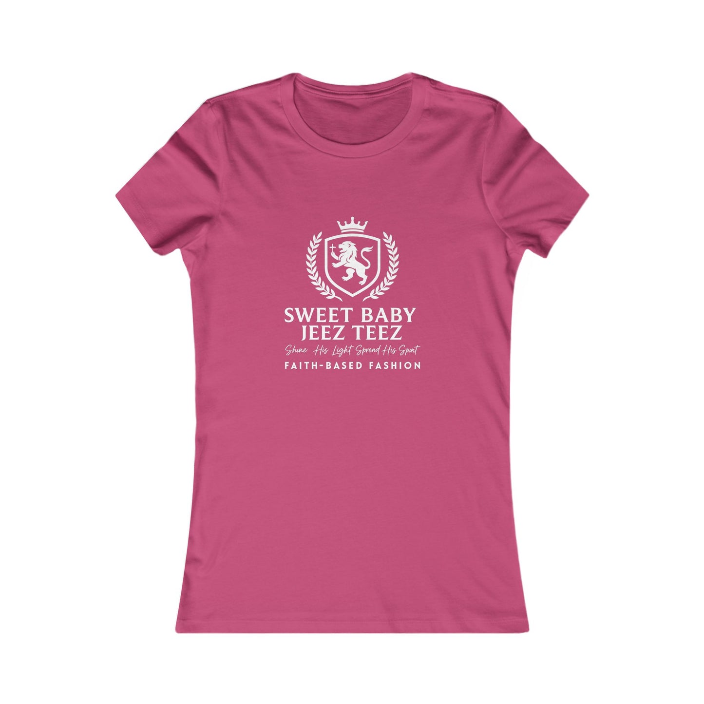 Sweet Baby Jeez Teez Faith-Based Fashion Very Fitted Women's Tshirt