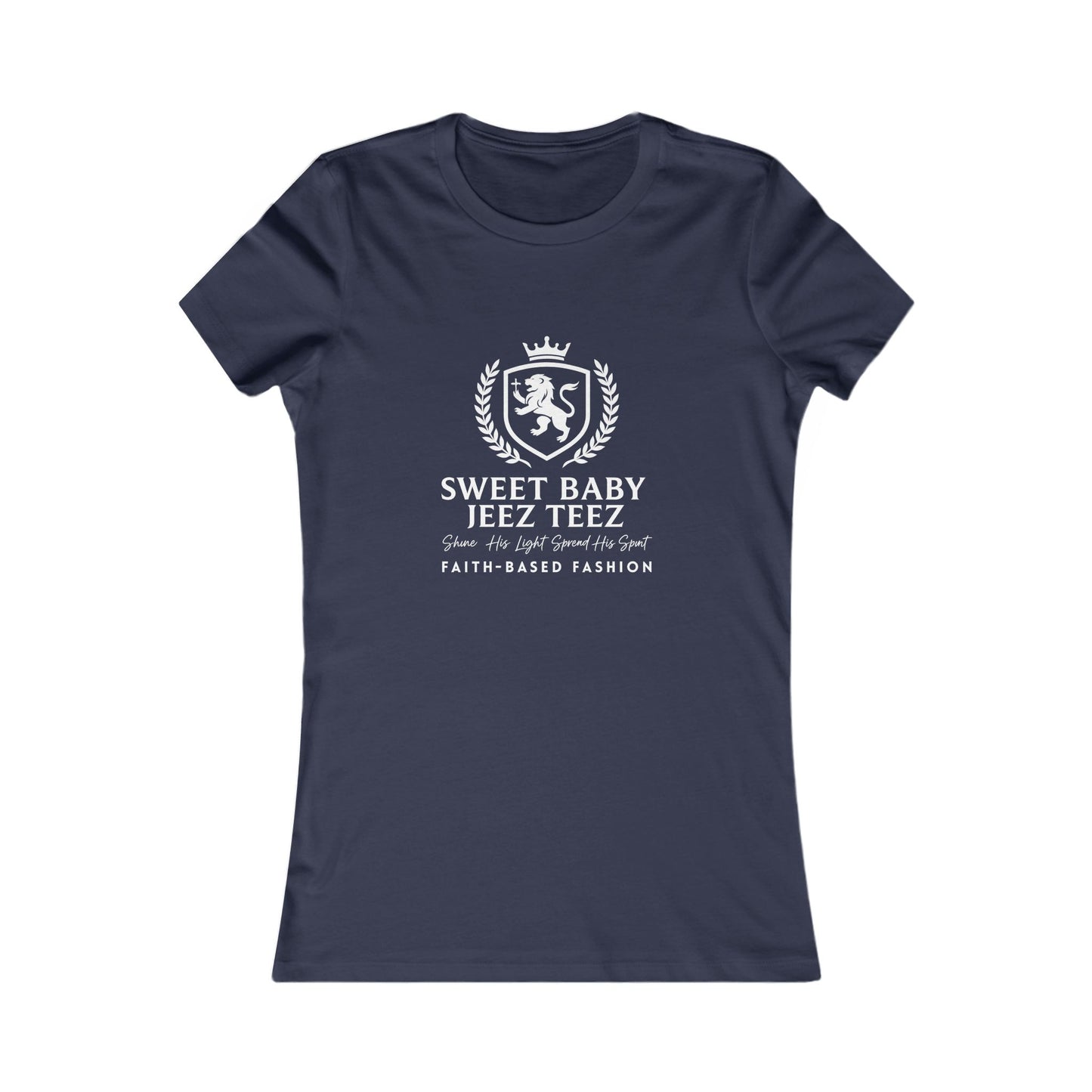 Sweet Baby Jeez Teez Faith-Based Fashion Very Fitted Women's Tshirt